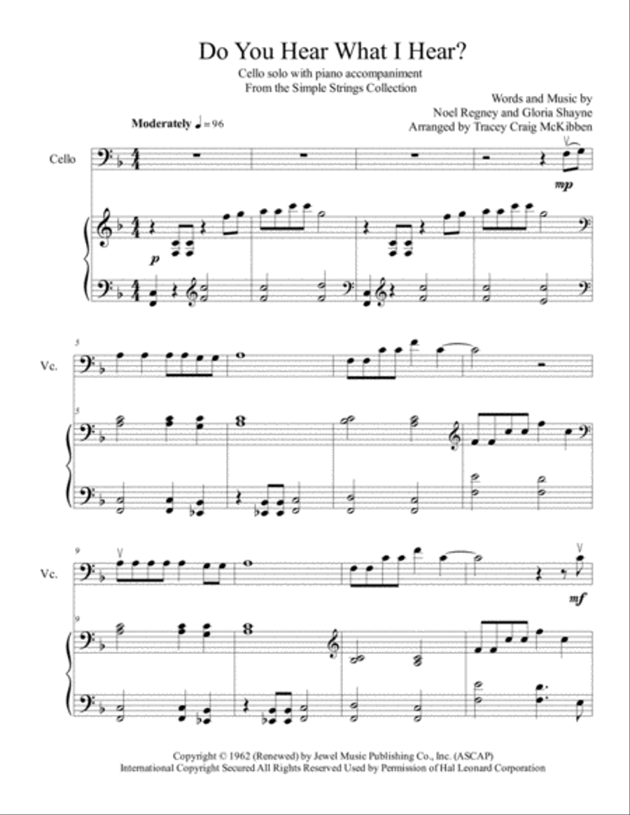 Do You Hear What I Hear Do You Hear What I Hear Piano scores gallery preview page 2
