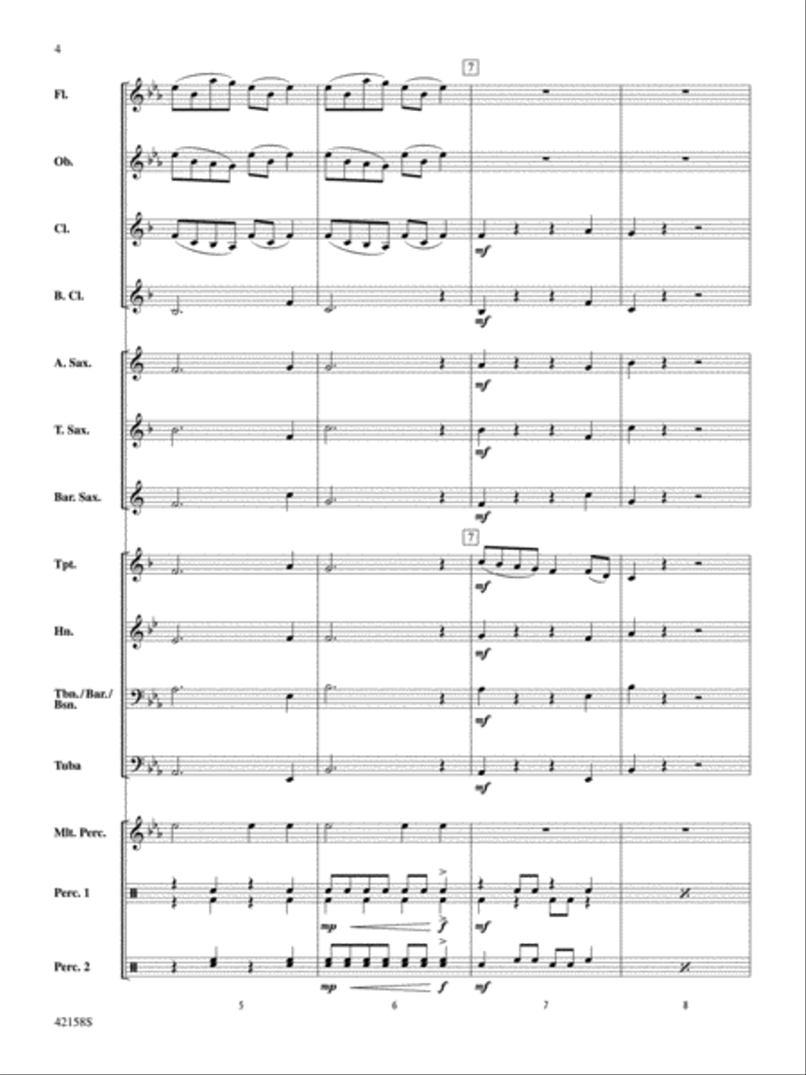 Best Song Ever: Score Concert Band scores gallery preview page 4