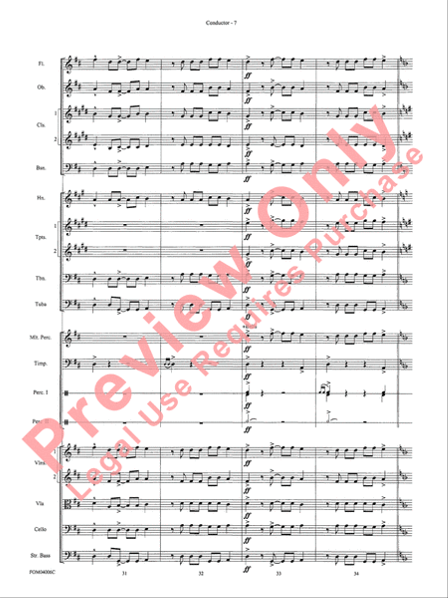 Go West! (Medley) Full Orchestra scores gallery preview page 10