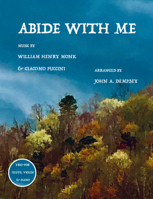 Book cover for Abide with Me (Trio for Flute, Violin and Piano)