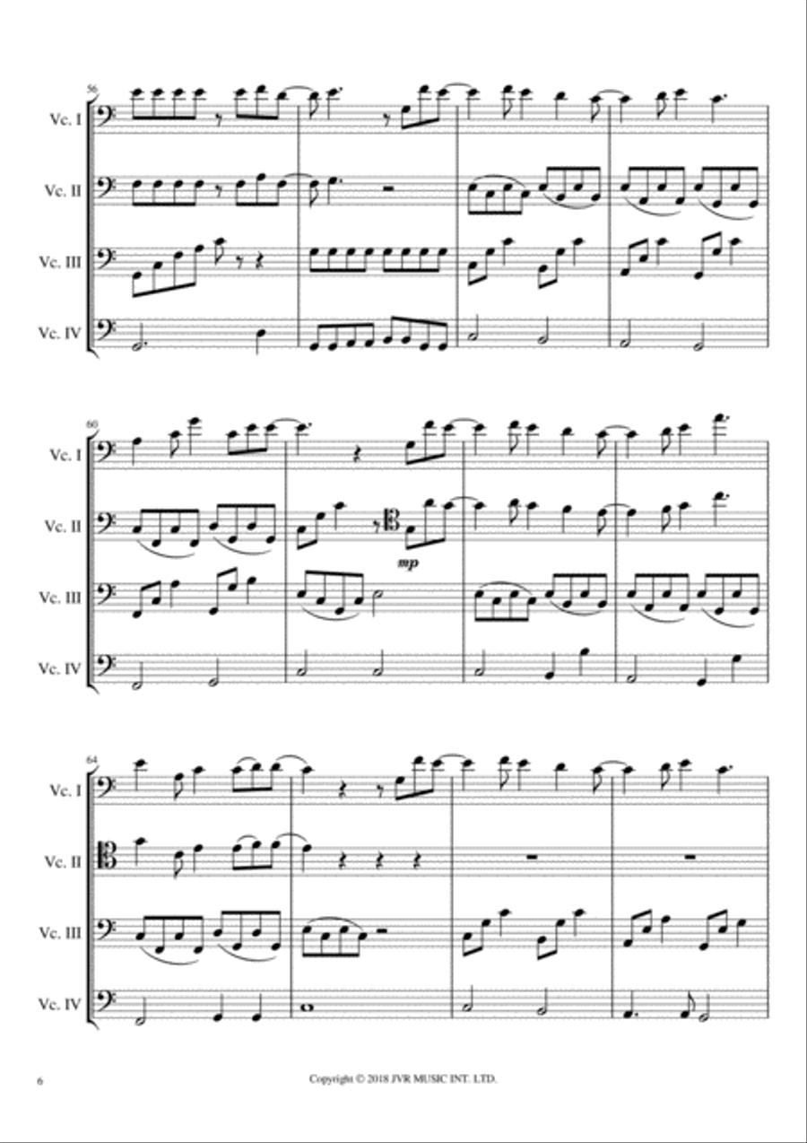 Gao Bai Qi Qiu Small Ensemble scores gallery preview page 6