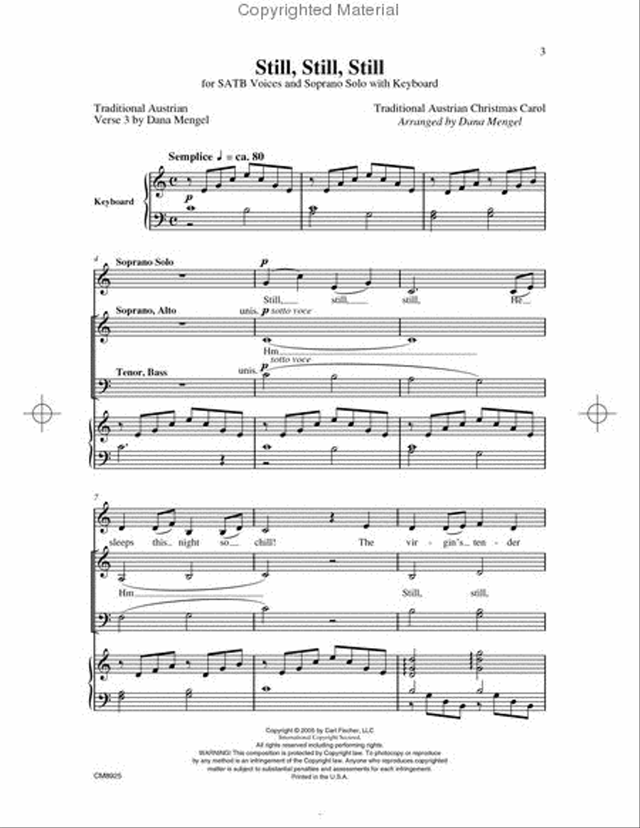 Still, Still, Still 4-Part scores gallery preview page 2