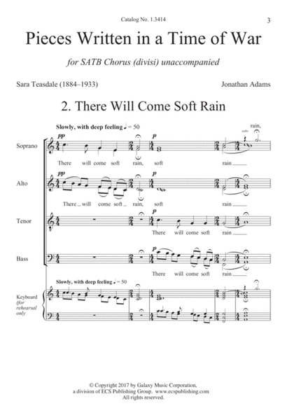 There Will Come Soft Rain from Pieces Written in a Time of War (Downloadable)
