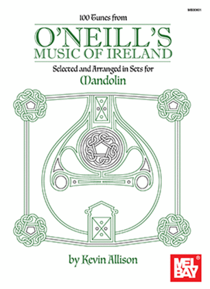 Book cover for 100 Tunes from O'Neill's Music of Ireland for Mandolin