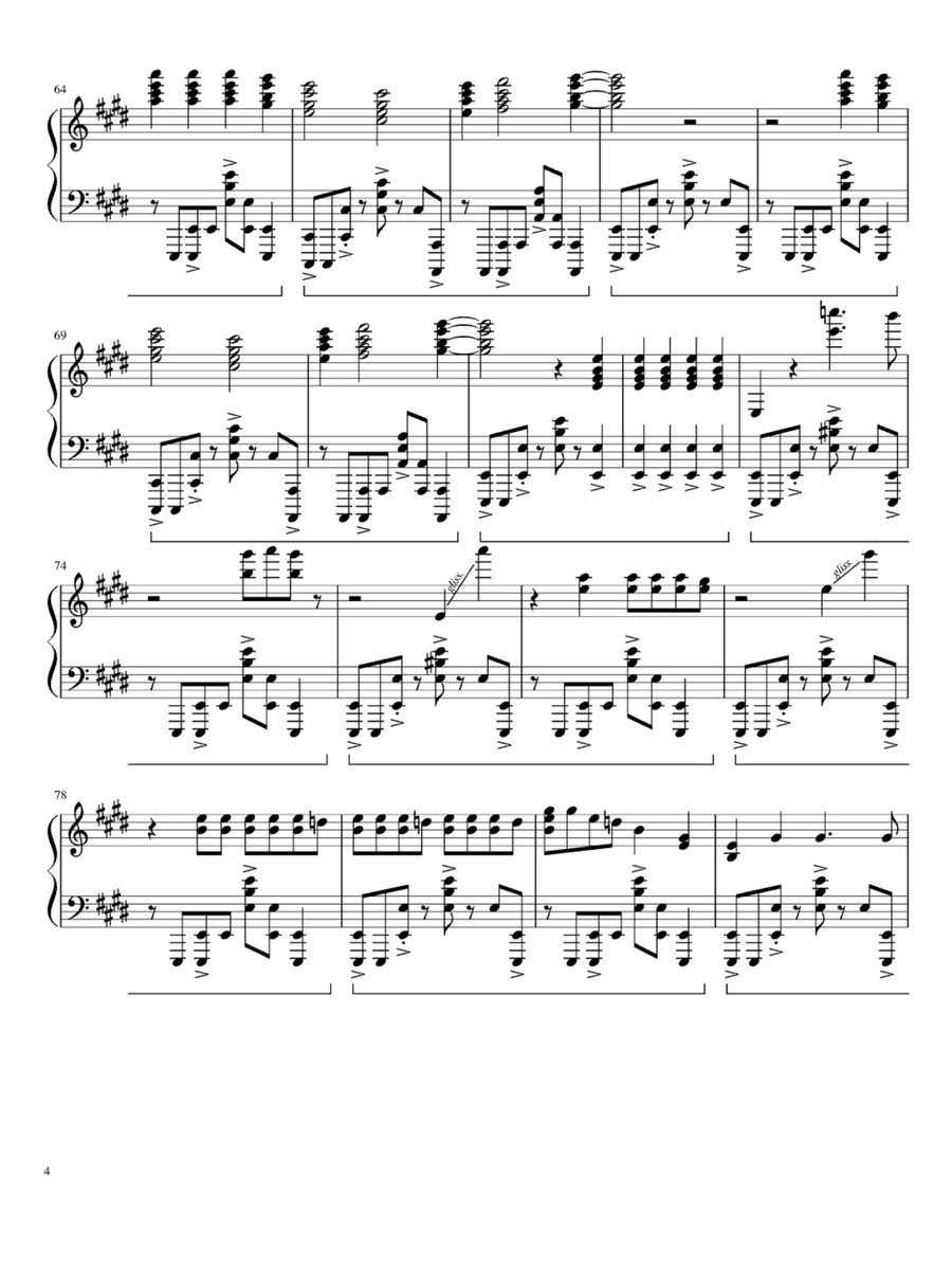 Machine Easy Piano scores gallery preview page 4
