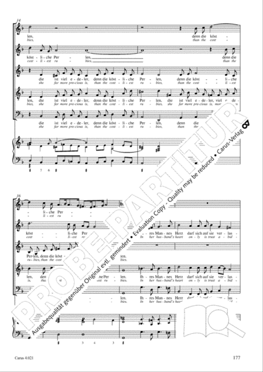 Schein: Israelsbrunnlein. Fontana d'Israel. Complete edition Choir scores gallery preview page 184