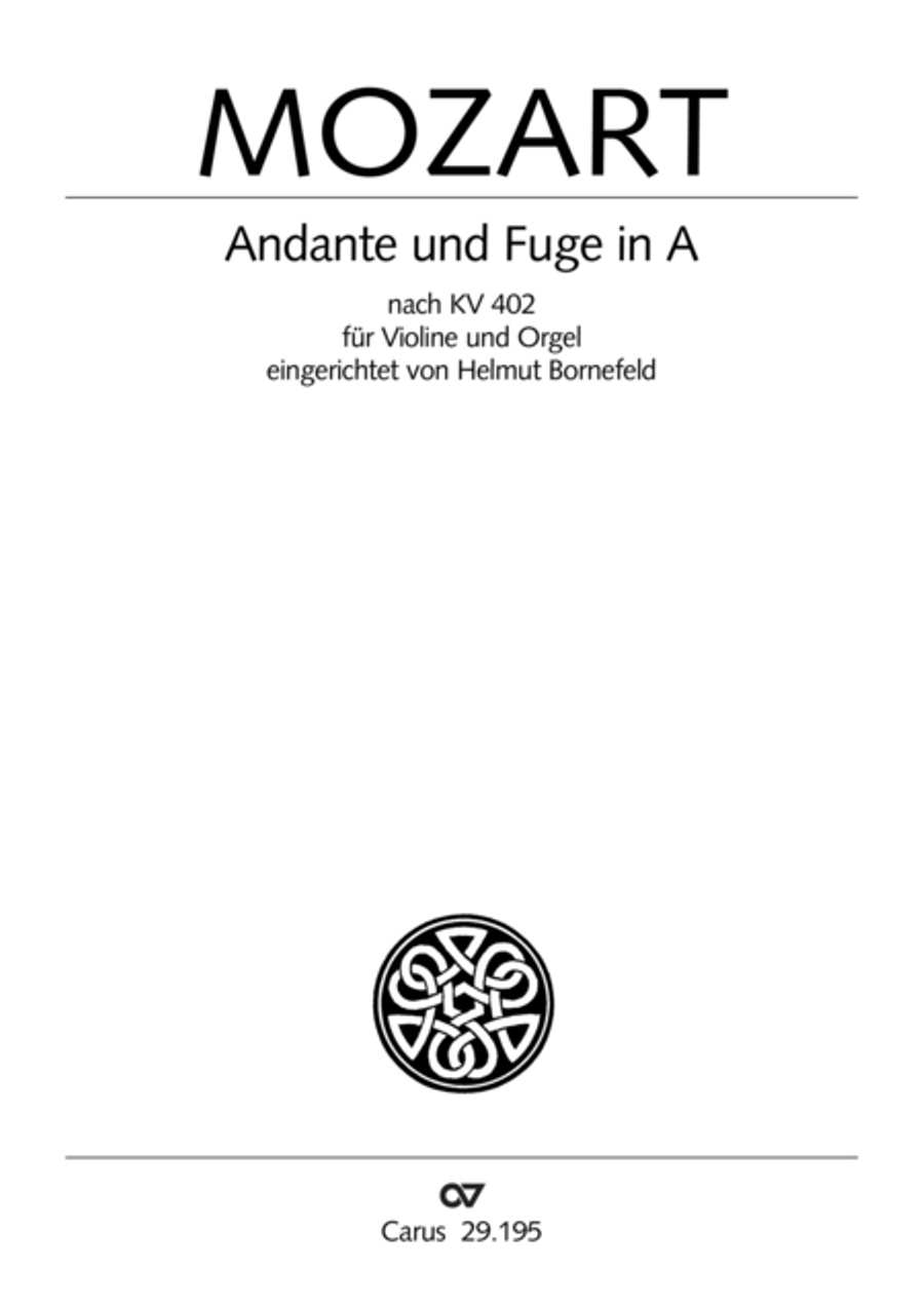 Andante und Fuge in A