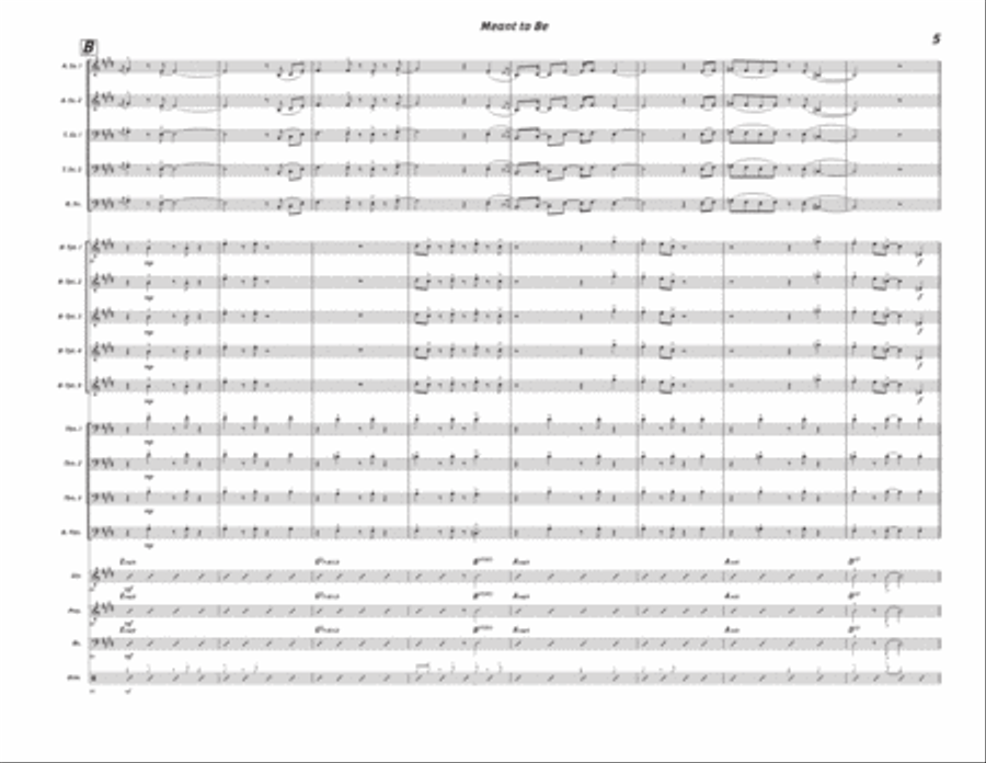 Meant to Be Jazz Ensemble scores gallery preview page 6