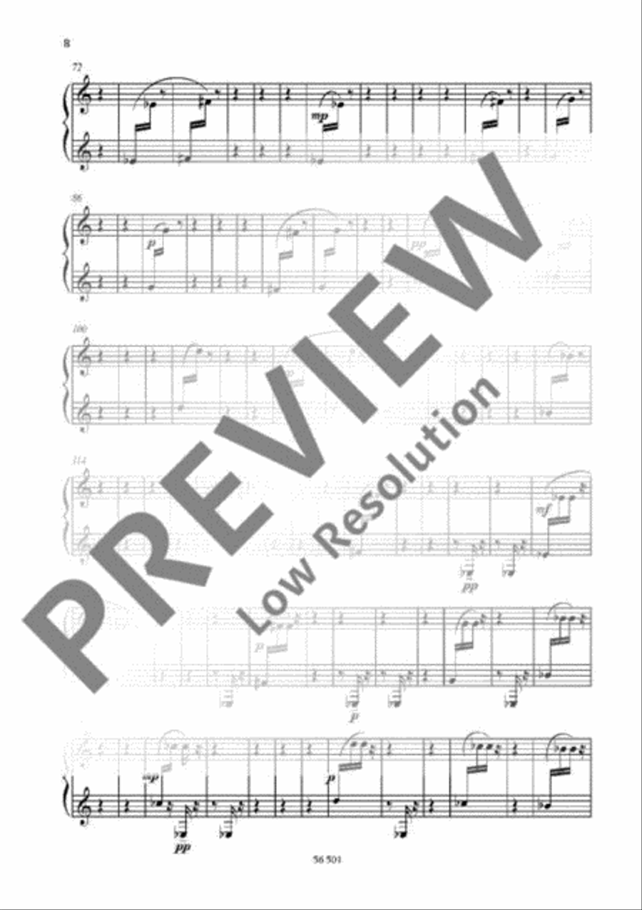 Whirling Udumbara I & II Piano Solo scores gallery preview page 4