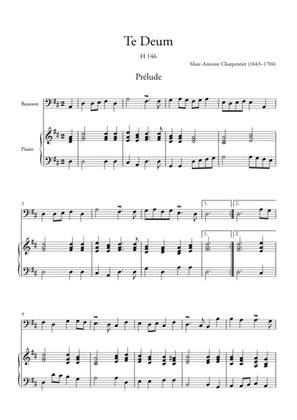 Book cover for Te Deum Prelude (for Bassoon and Piano)