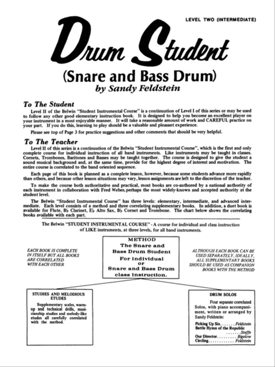 Student Instrumental Course Drum Student Percussion scores gallery preview page 2