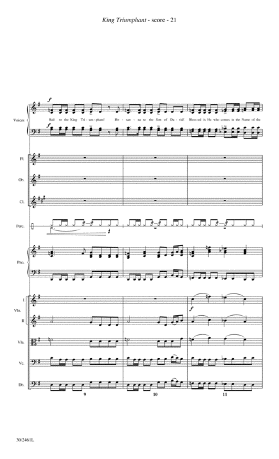 Journey to the Cross - Orchestral Score and Parts Choir scores gallery preview page 23