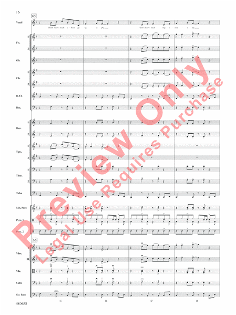 Wonderful Worlds Full Orchestra scores gallery preview page 17