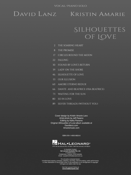 David Lanz & Kristin Amarie - Silhouettes of Love by David Lanz Piano Solo - Sheet Music