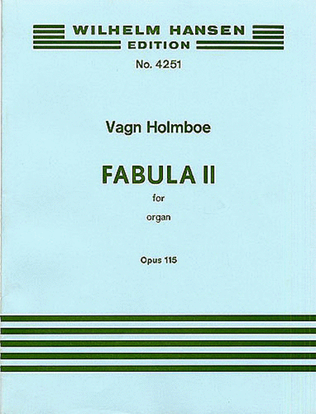 Book cover for Vagn Holmboe: Fabula II Op.115