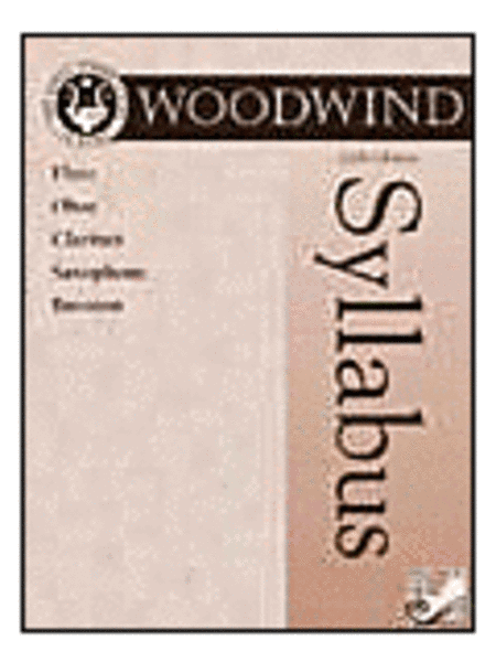 Official Syllabi of The Royal Conservatory of Music: Woodwind Syllabus, 2005 Edition