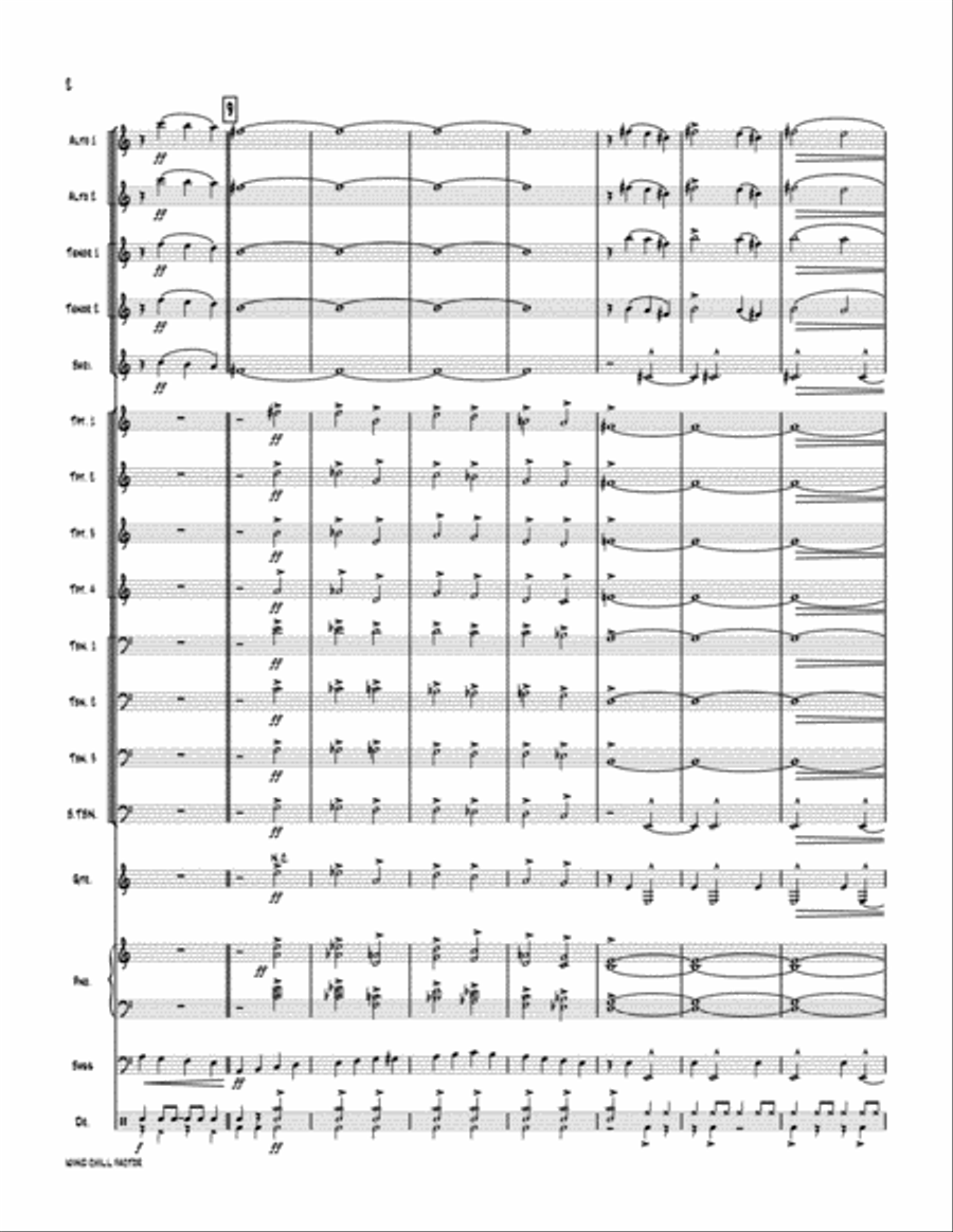 Wind Chill Factor Jazz Ensemble scores gallery preview page 3