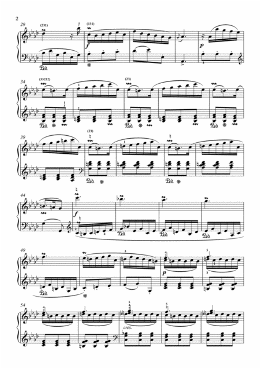 Scarlatti-Sonata in f-minor L.285 K.187(piano) Piano Solo scores gallery preview page 3