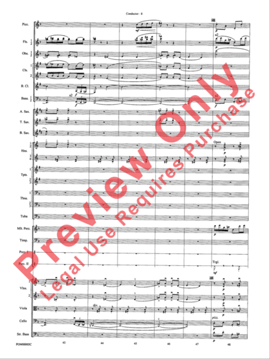 An American in Paris Suite Full Orchestra scores gallery preview page 11