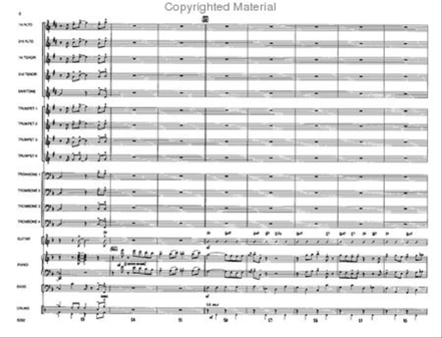 O Christmas Tree Jazz Ensemble scores gallery preview page 5