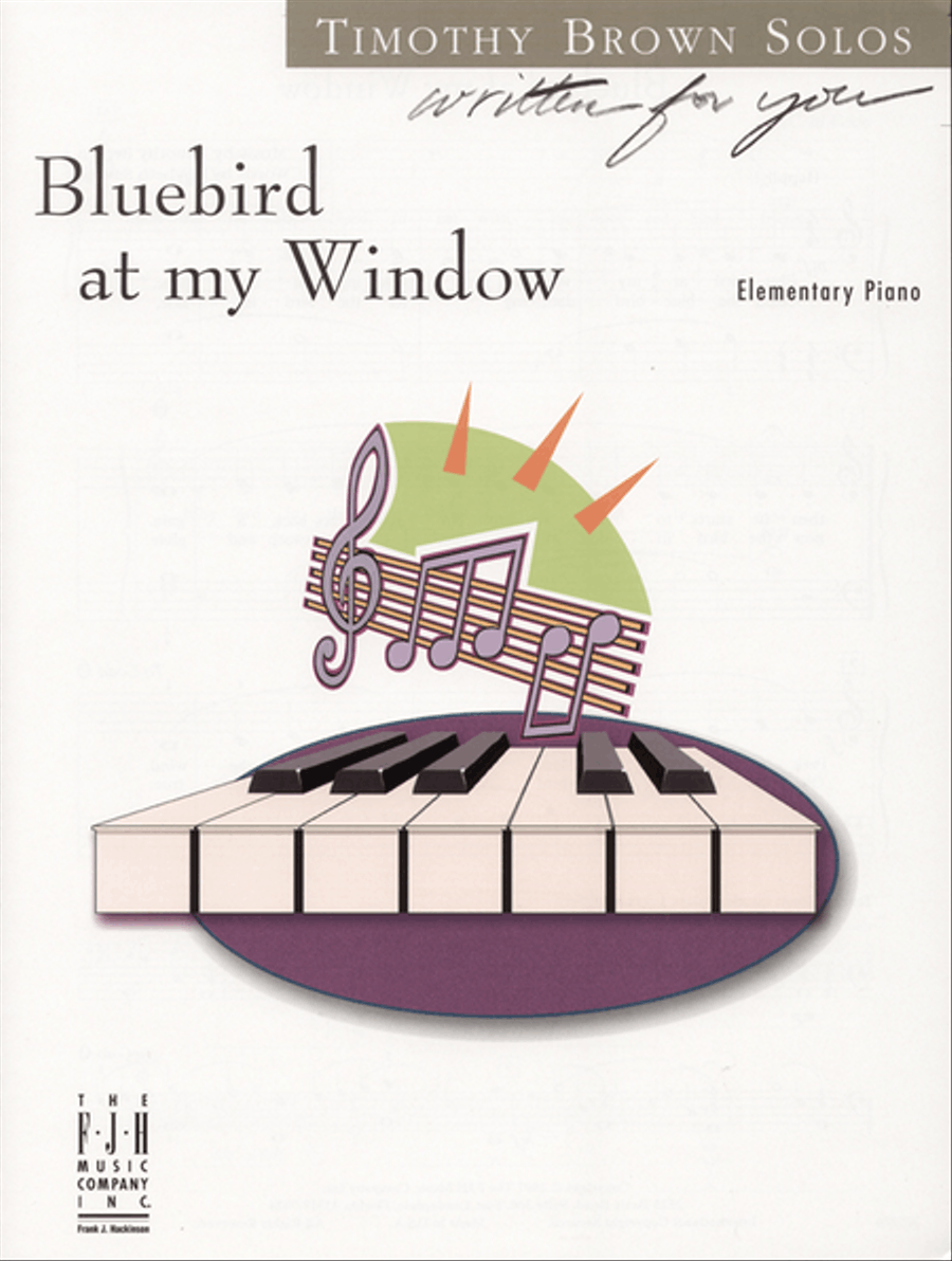 Bluebird at my Window Easy Piano scores gallery preview page 1