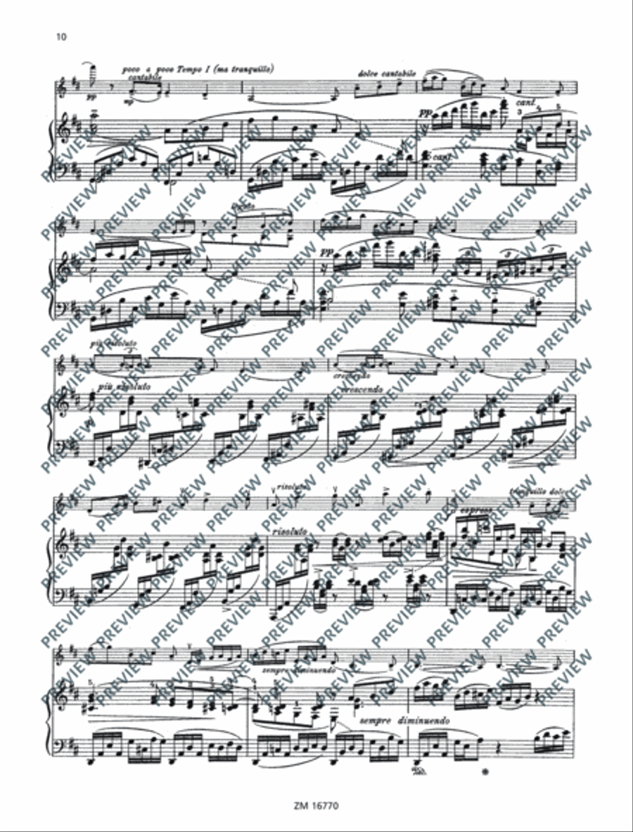 Sonata No. 2 G major Violin Solo scores gallery preview page 11