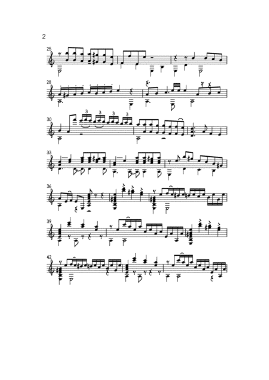 La Cumparsita La Cumparsita Classical Guitar scores gallery preview page 3
