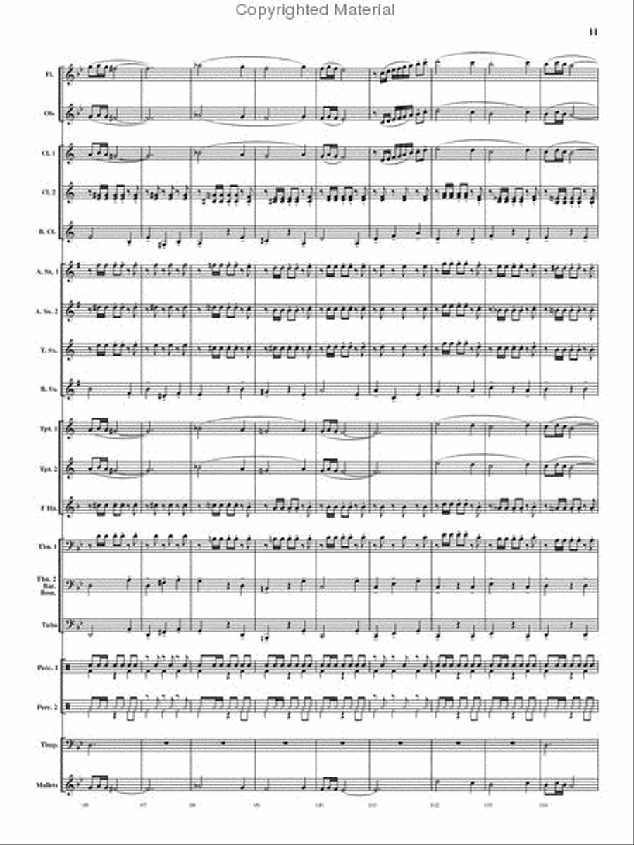 Viva Espania Concert Band scores gallery preview page 12