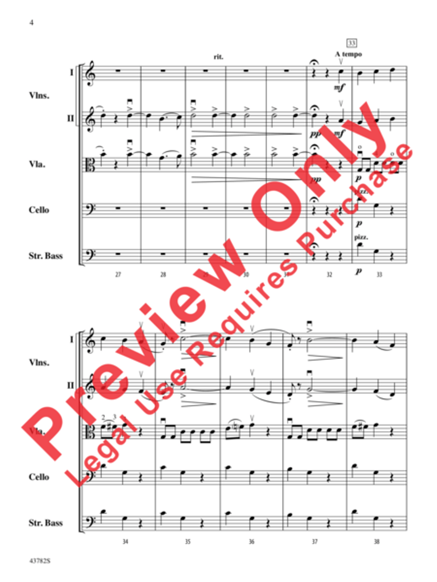 Waltzer Waltzer String Orchestra scores gallery preview page 5