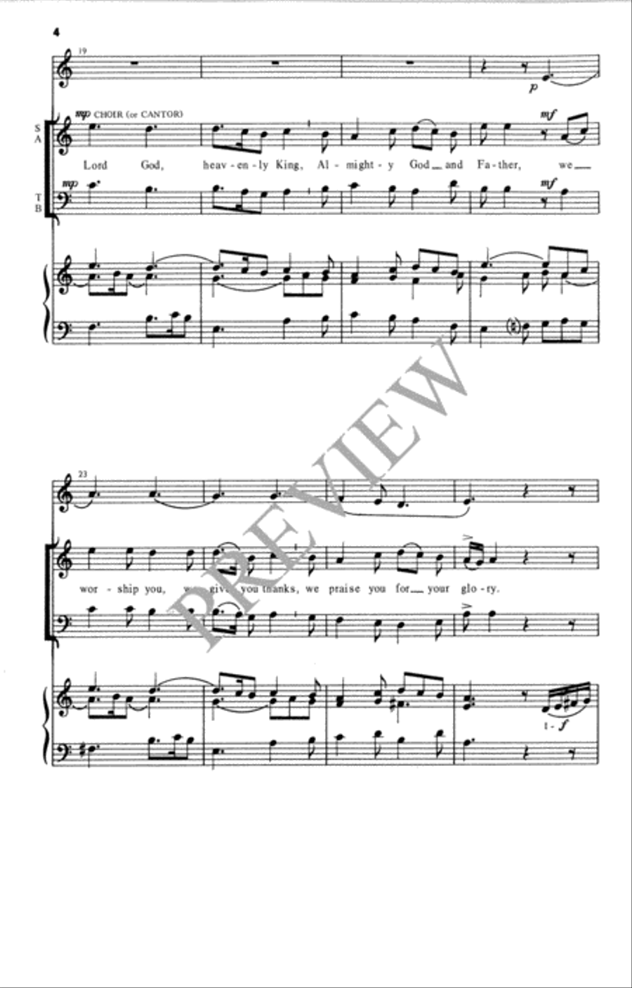 Gloria for Eastertime - Two-part edition 2-Part scores gallery preview page 5