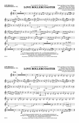 Love Rollercoaster: Low Brass & Woodwinds #1 - Treble Clef