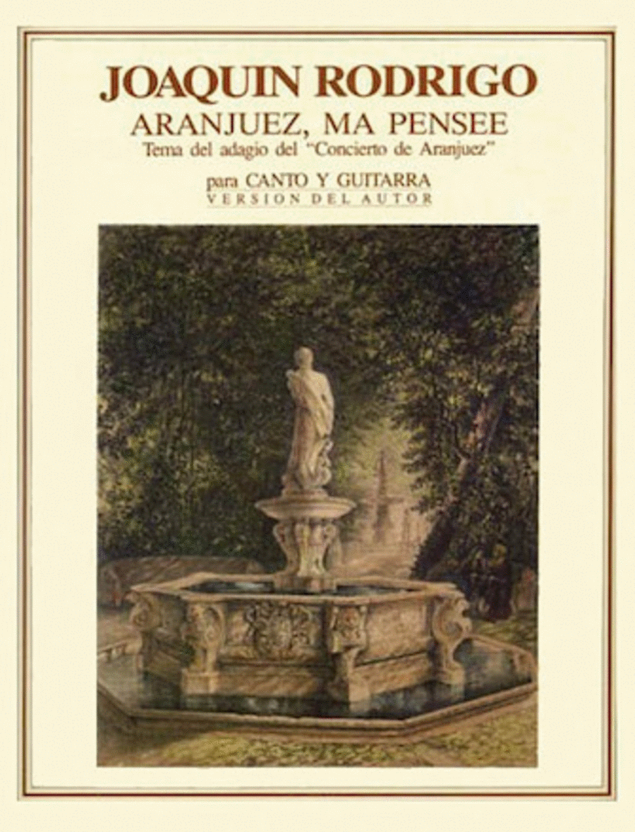 Aranjuez, Ma Pensee Acoustic Guitar scores gallery preview page 1