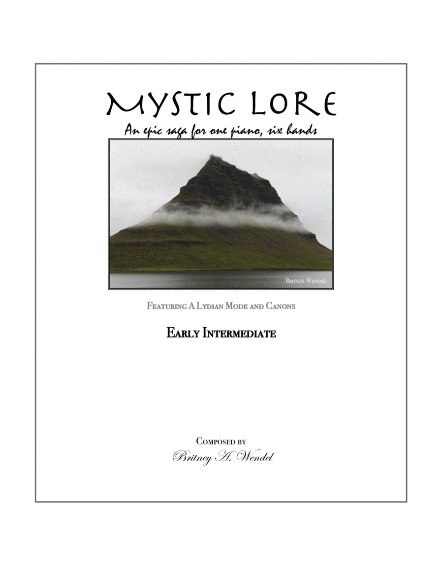 Mystic Lore - An Epic Saga for One Piano, Six Hands 1 Piano, 4-Hands scores gallery preview page 1