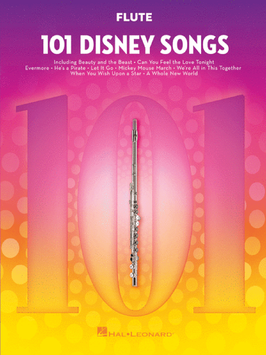 101 Disney Songs Flute Solo scores gallery preview page 1