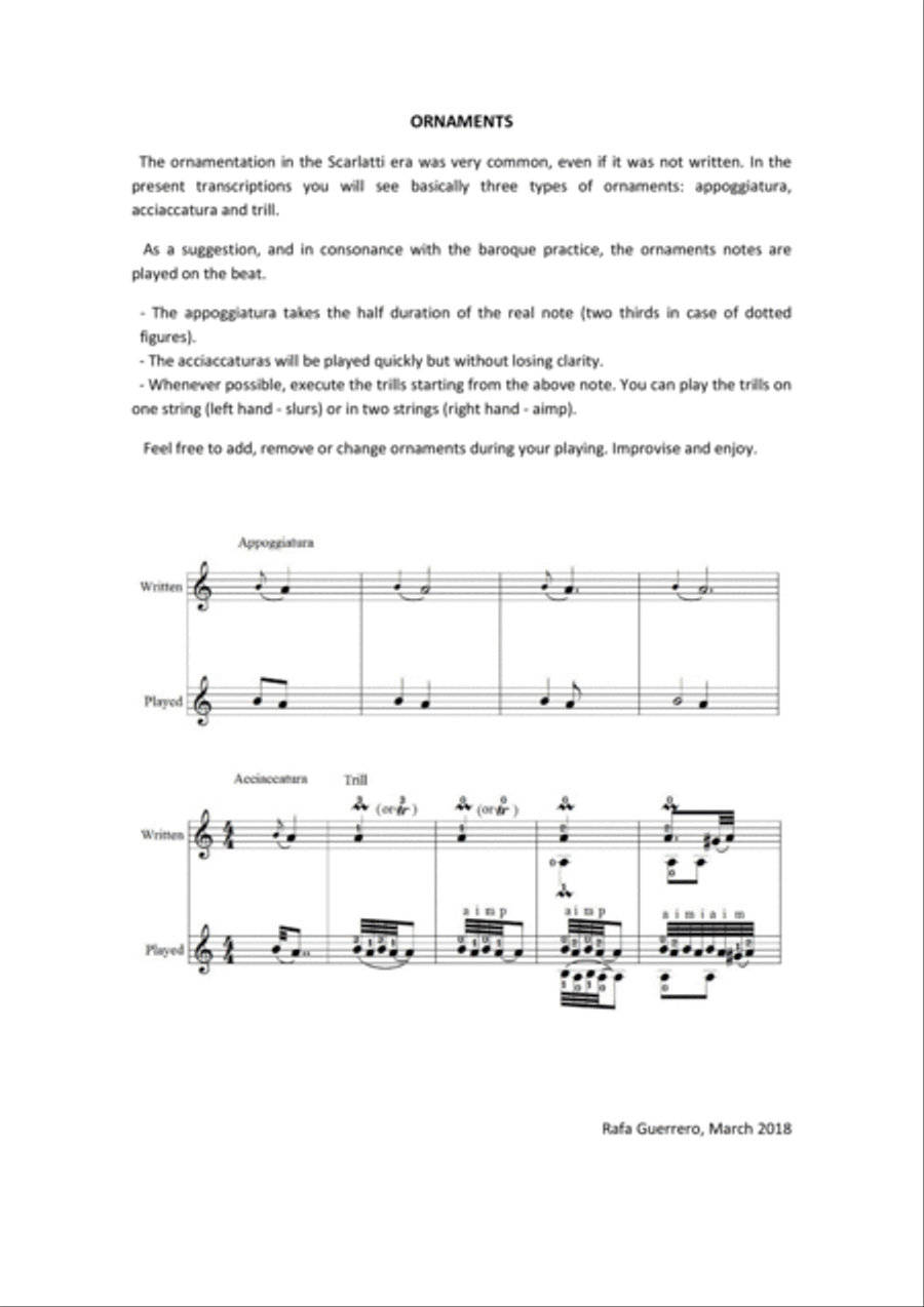 26 Sonatas for Solo Guitar