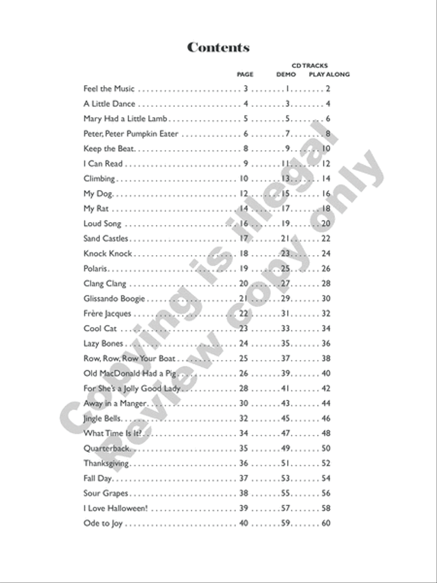 Mix and Match: Performance Book: Primer Level Piano Method scores gallery preview page 11