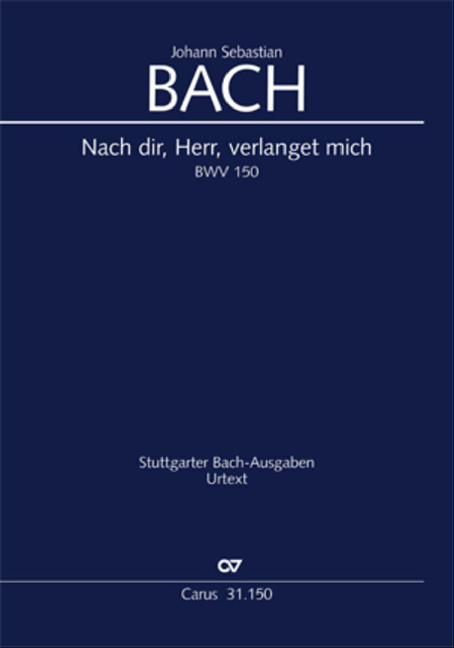 O my Lord, I long for thee (Nach dir, Herr, verlanget mich) 4-Part scores gallery preview page 1