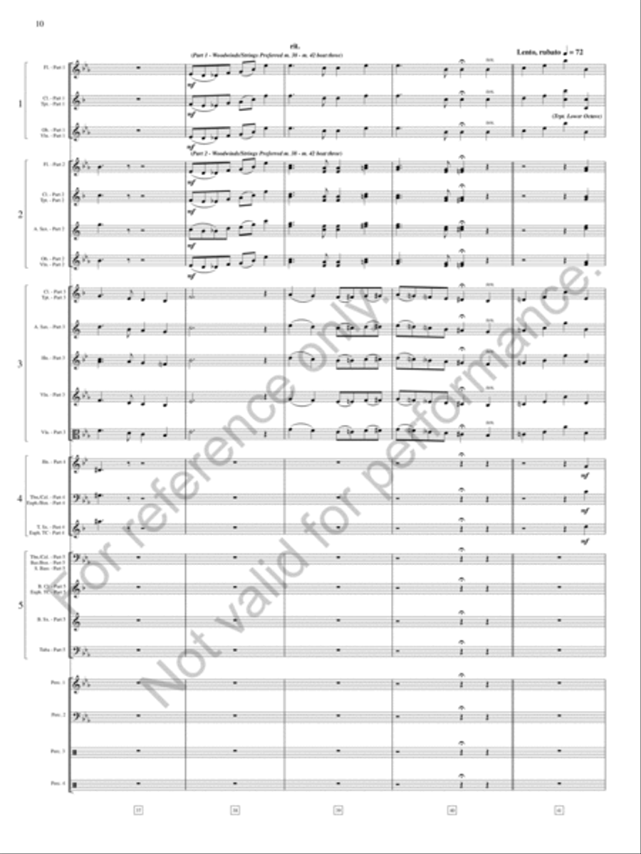 America The Beautiful Concert Band scores gallery preview page 11