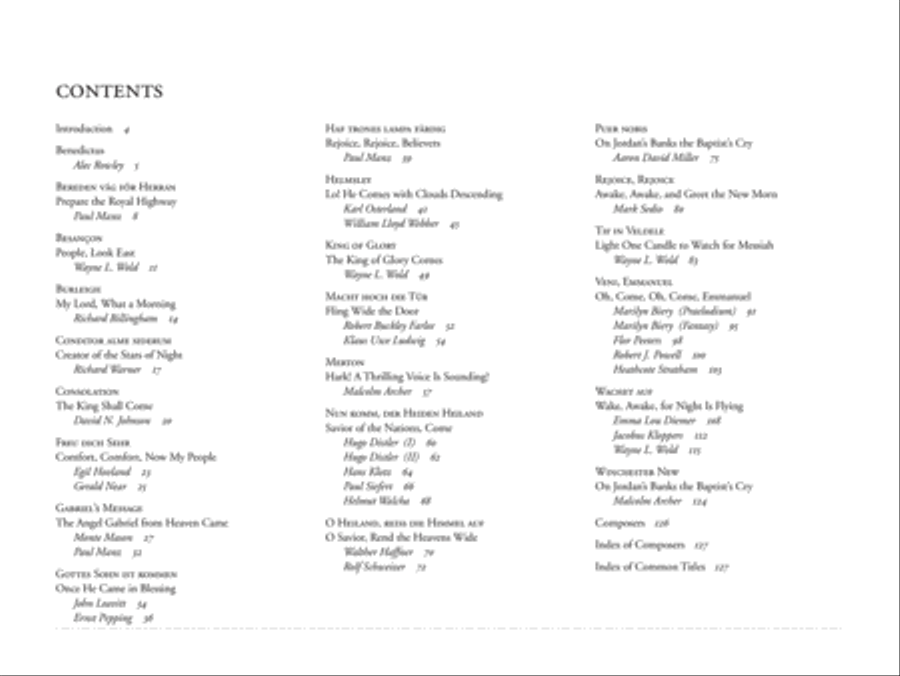 Augsburg Organ Library: Advent Organ scores gallery preview page 2