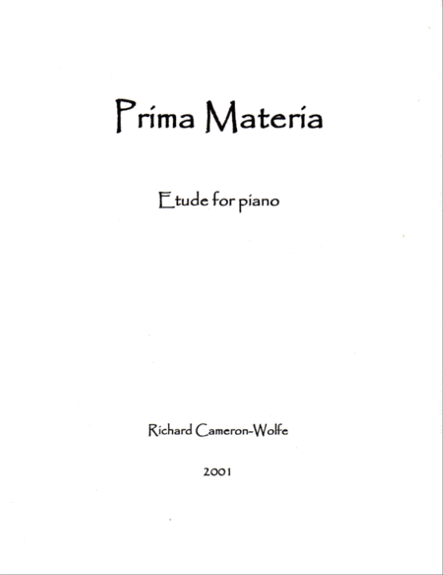 [Cameron-Wolfe] Prima Materia Piano Solo scores gallery preview page 3