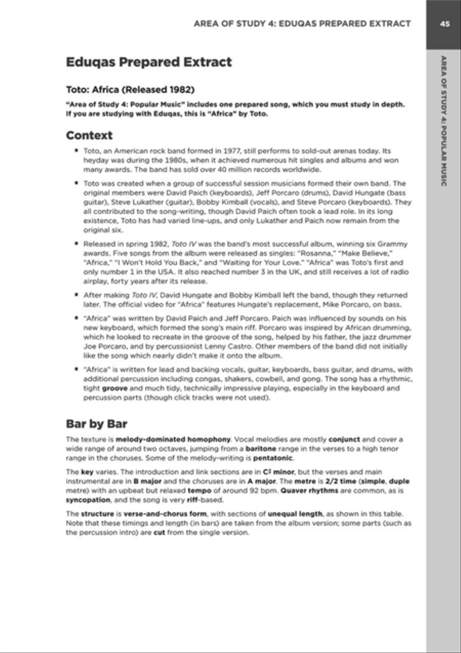 WJEC & Eduqas GCSE Music Prepared Extracts Supplem School and Community scores gallery preview page 5