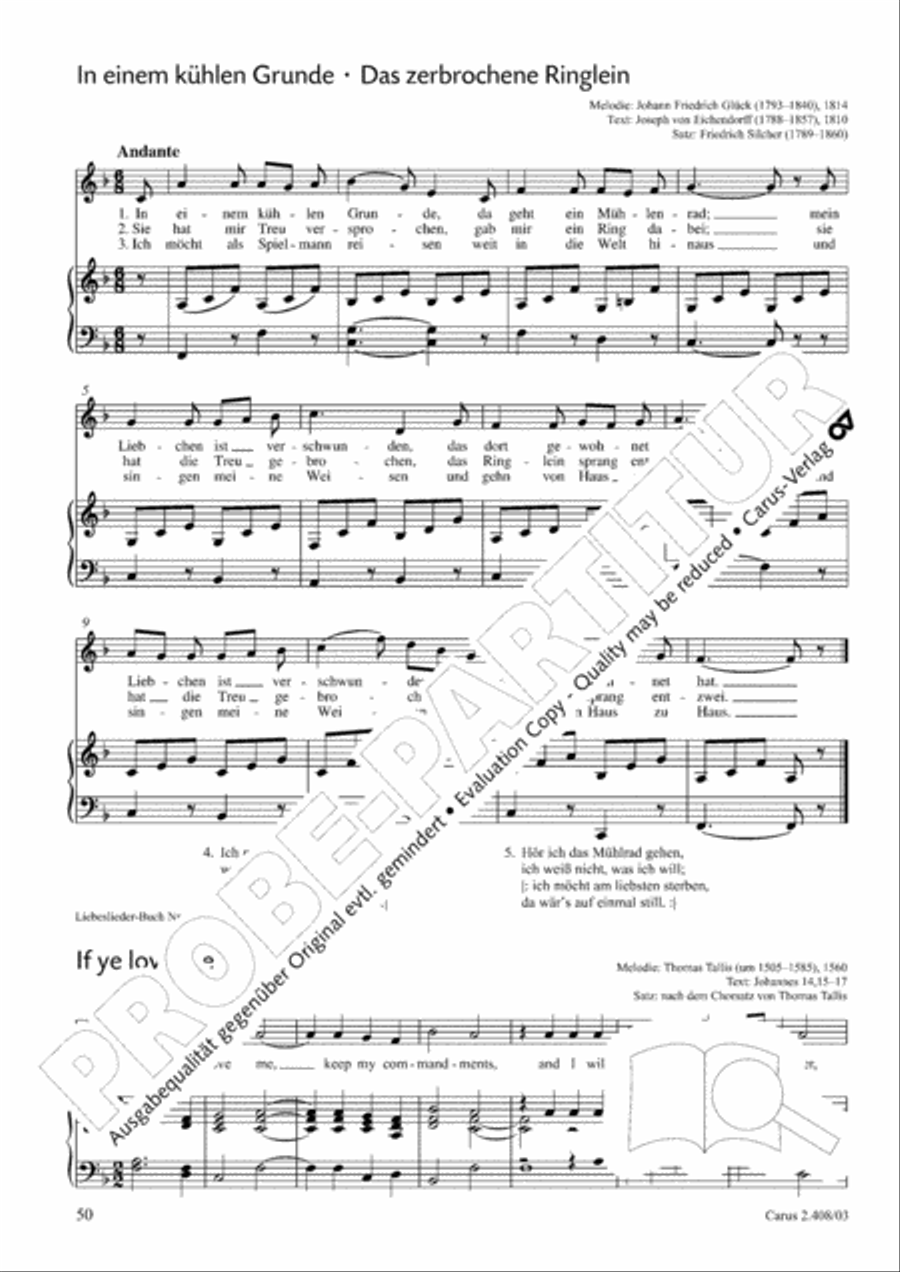 Love songs. Collection for voice & piano. 80 arrangements for weddings and celebrations Voice scores gallery preview page 42