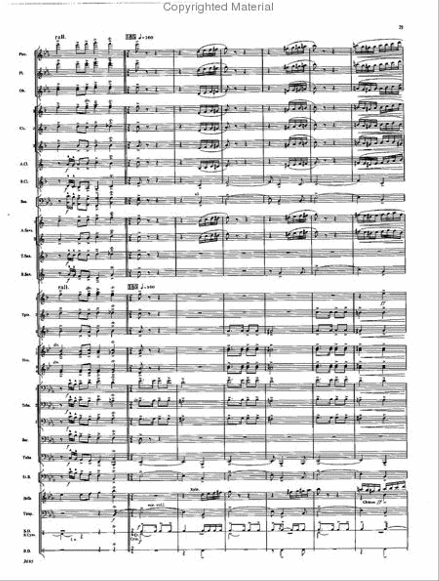 In All Its Glory Concert Band scores gallery preview page 27