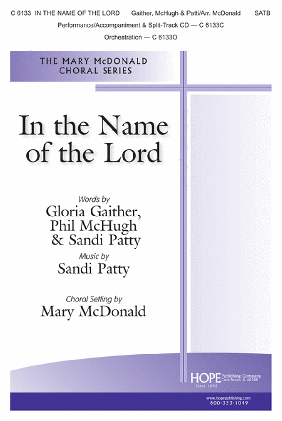 In the Name of the Lord 4-Part scores gallery preview page 1