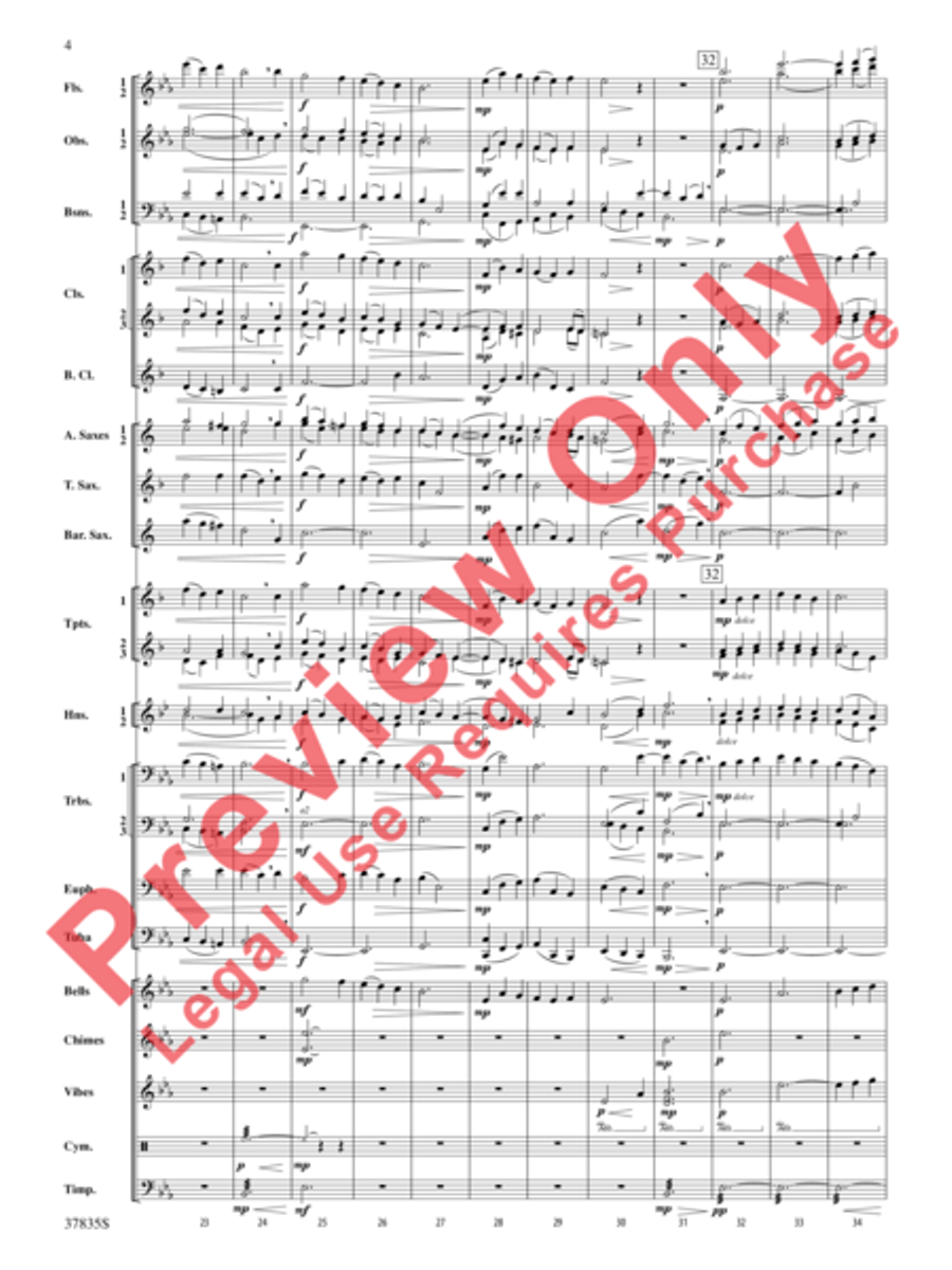 Nativity Carol Nativity Carol Concert Band scores gallery preview page 7