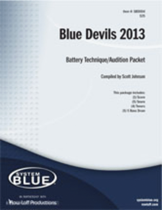 Blue Devils Battery Audition Pak - Complete Set