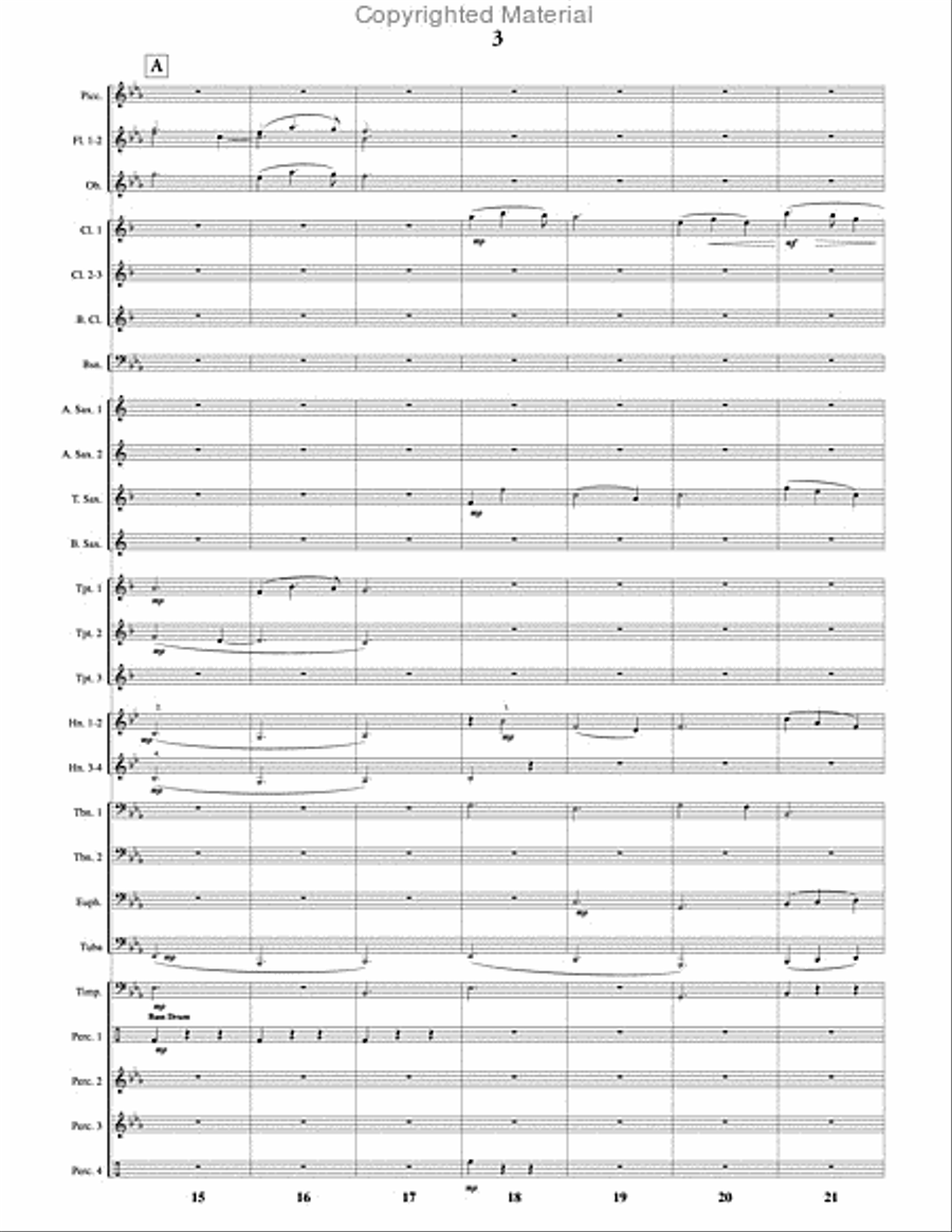 Tinker to Evers to Chance Concert Band scores gallery preview page 4