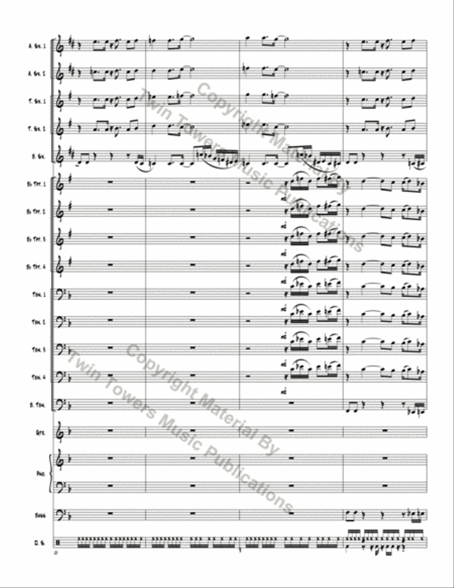 Don't Mess Around Don't Mess Around Jazz Ensemble scores gallery preview page 10