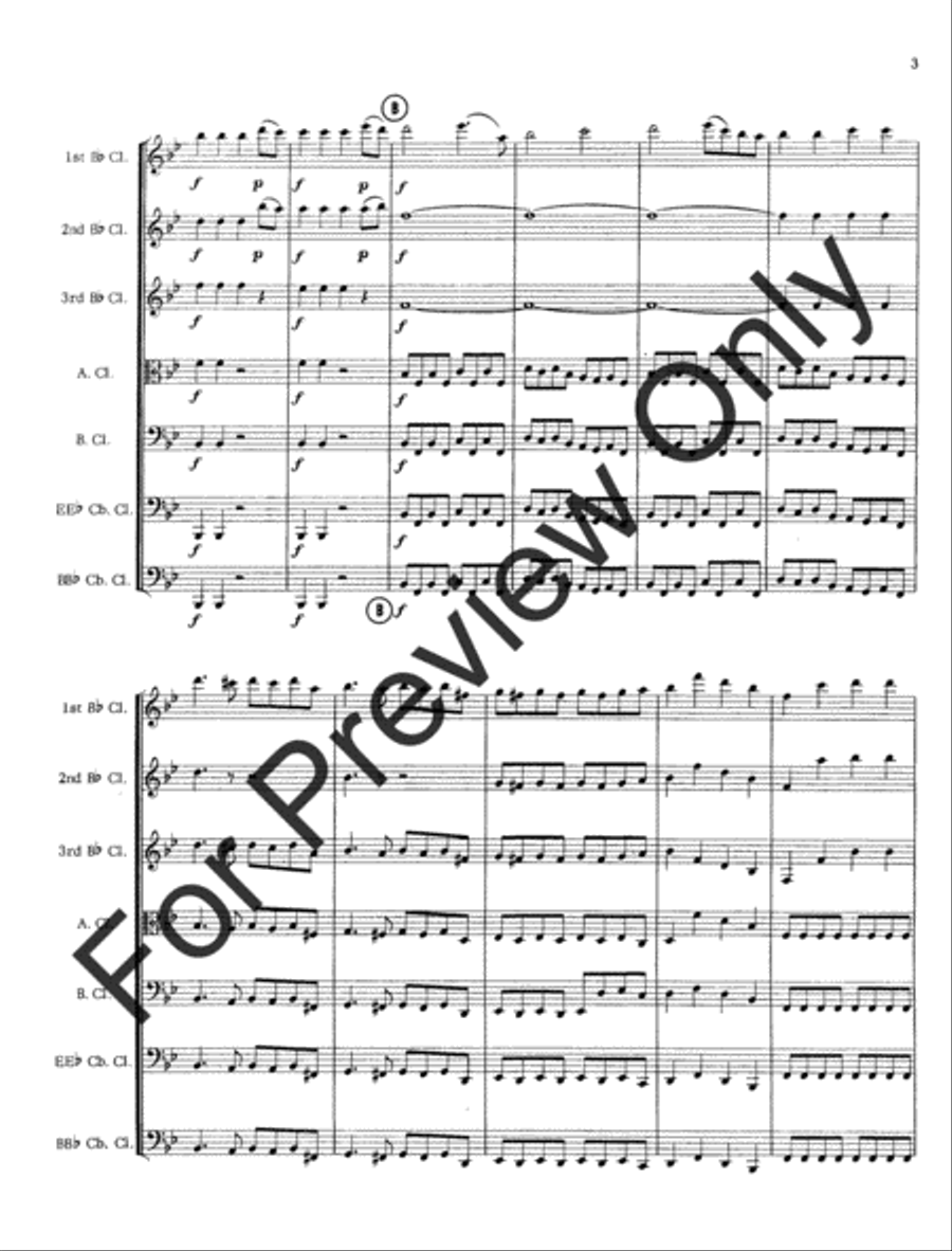 Impresario Overture B-Flat Clarinet scores gallery preview page 6