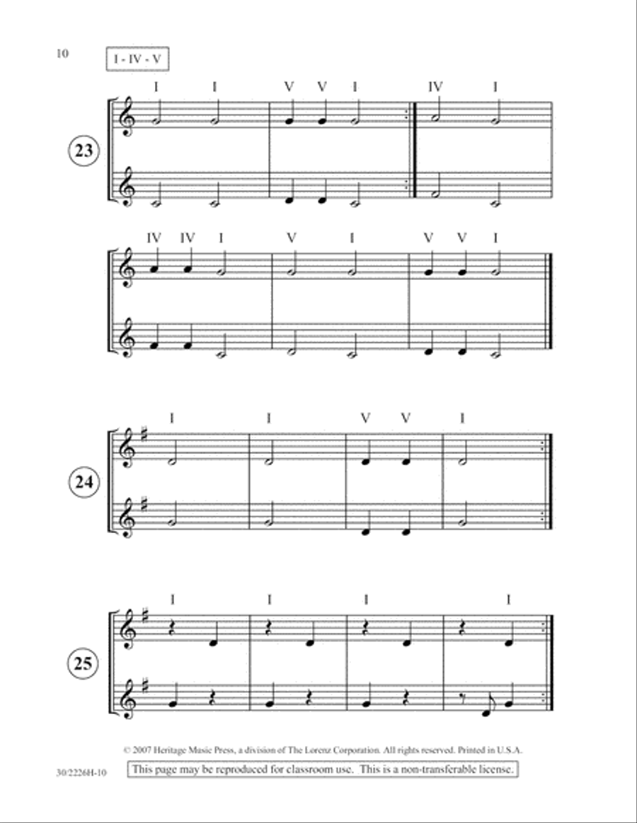 One-A-Day Warm-Ups for Orff Instruments Unison Choir scores gallery preview page 11